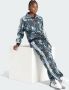 Adidas Originals Florale damesweatshirt met volledige rits en hoge kraag Meerkleurig Dames - Thumbnail 4