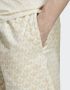 Adidas Originals Lichtgewicht katoenen shorts met elastische taille Beige Heren - Thumbnail 5