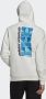 Adidas Originals Yung mannen; sweatshirt met hoodie Hc7181 Wit Heren - Thumbnail 4
