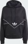 Adidas Originals Zwarte Dames Hoodie Sportieve Stijl Herfst-Winter Collectie Im1904 Black Dames - Thumbnail 6
