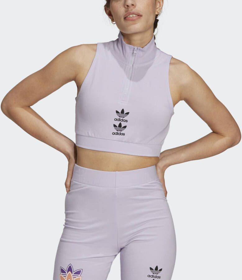Adidas Originals Logo Play Cropped Tanktop