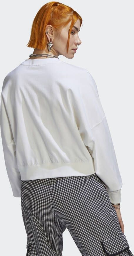 Adidas Originals Loose Sweatshirt met Trefoil Applicatie