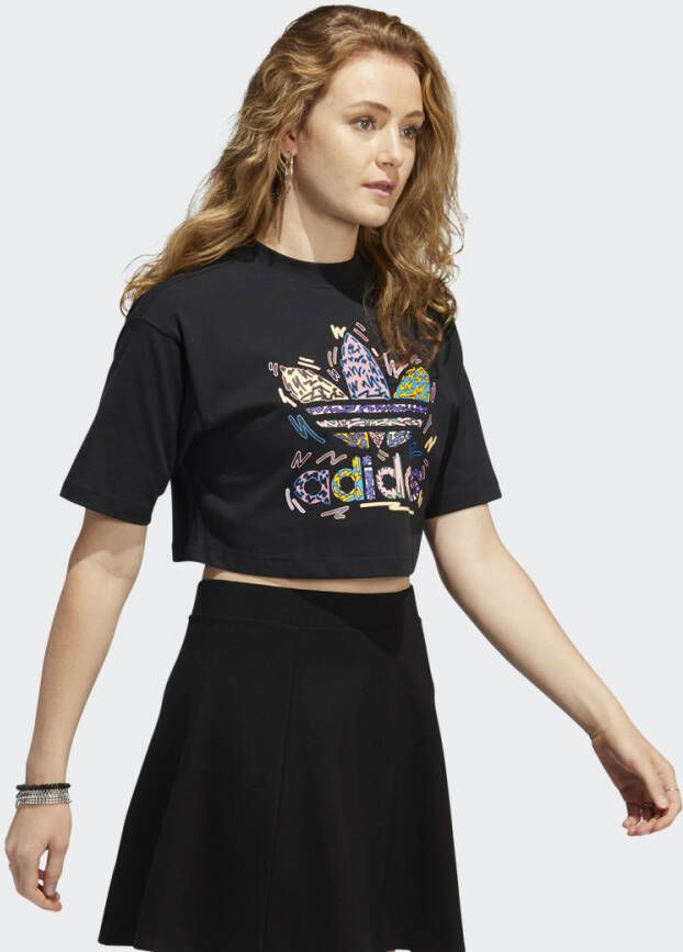 Adidas Originals Love Unites Crop Trefoil T-shirt