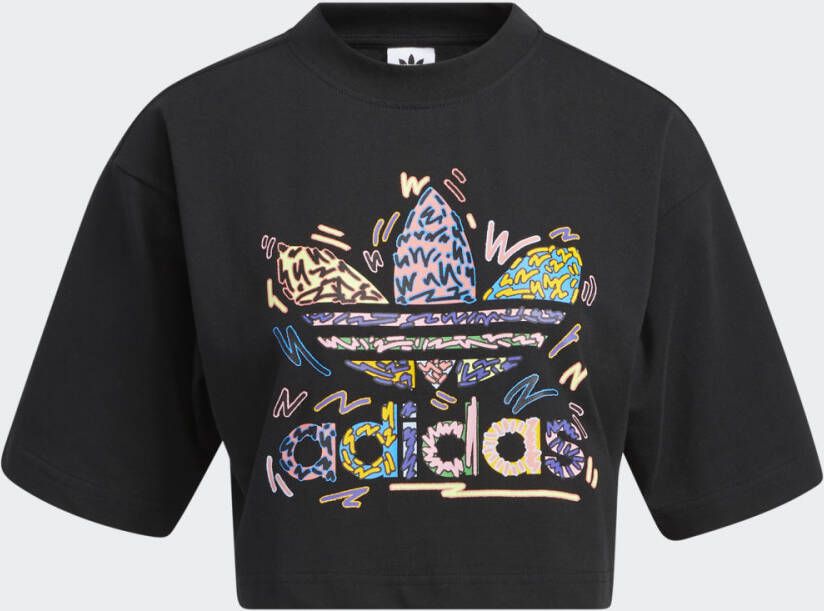 Adidas Originals Love Unites Crop Trefoil T-shirt