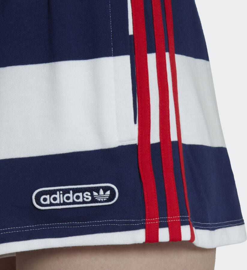 Adidas Originals Mid Waist Striped Short