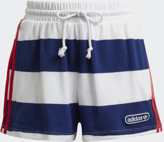 Adidas Originals Mid Waist Striped Short
