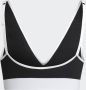 Adidas Originals Modern Flex Cotton Scoop Low Back Bralette - Thumbnail 3