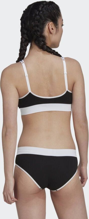 Adidas Originals Modern Flex Cotton Scoop Low Back Bralette