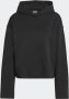 Adidas Originals Zwarte hoodie voor dames Oversized Sportief Herfst-Winter Ic5247 Zwart Dames - Thumbnail 5