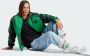 Adidas Originals Varsity Green Black Bomberjack voor Heren Groen Heren - Thumbnail 3