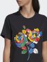 Adidas Originals Dames-T-shirt Rich Mnisi Zwart Dames - Thumbnail 7