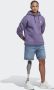 Adidas Paarse Essentials Hoodie met Kangaroo-zak Purple Heren - Thumbnail 2