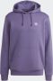 Adidas Paarse Essentials Hoodie met Kangaroo-zak Purple Heren - Thumbnail 4