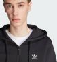 Adidas Originals Zwarte Zip Sweatshirt Heren Essentials Zwart Heren - Thumbnail 7