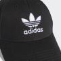 Adidas Originals Zwarte Katoenen Baseballpet met Oversized Trefoil Logo Zwart Unisex - Thumbnail 11