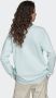 Adidas Lichtgewicht Crewneck Sweatshirt Bijna Blauw Blue Dames - Thumbnail 6
