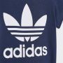 Adidas Originals Adicolor T-shirt donkerblauw wit Katoen Ronde hals 104 - Thumbnail 2