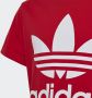 Adidas Originals T-shirt rood wit Katoen Ronde hals Logo 128 - Thumbnail 5