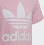 Adidas Originals Adicolor Trefoil T-shirt T-shirts Kids true pink white maat: 170 beschikbare maaten:170 - Thumbnail 3