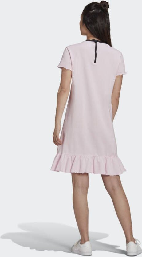 Adidas Originals Triple Trefoil Ruffle Jurk