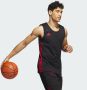 Adidas 3g speed reversible basketbalshirt zwart heren - Thumbnail 4