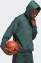 Adidas Originals One Fleece Hoodie Hoodies mineral green maat: L beschikbare maaten:S M L XL - Thumbnail 1