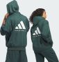 Adidas Originals One Fleece Hoodie Hoodies mineral green maat: L beschikbare maaten:S M L XL - Thumbnail 2