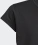 Adidas Sportswear sport T-shirt zwart grijs wit Polyester Ronde hals 128 - Thumbnail 2
