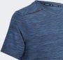 Adidas Sportswear sport T-shirt blauw melange donkerblauw Jongens Polyester Ronde hals 140 - Thumbnail 3
