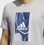 Adidas Originals Sport Courts Graphic T-shirt Grijs Heren - Thumbnail 5