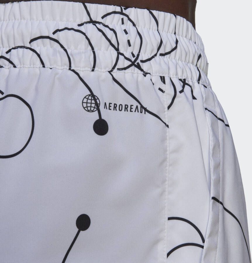 Adidas Performance Club Graphic Tennisshort