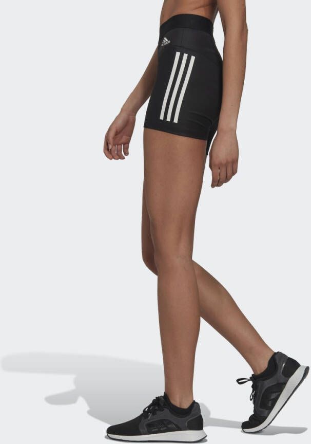 Adidas Performance Hyperglam 3-Stripes Korte Legging
