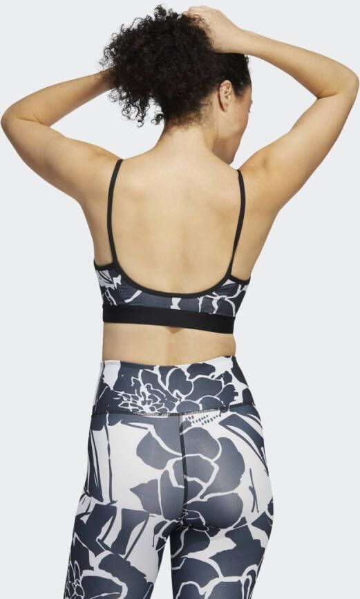 Adidas Performance Light-Support Flower Print Beha