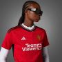 Adidas Manchester United FC 2023 24 Home Shirt Dames Team Collegiate Red- Dames Team Collegiate Red - Thumbnail 6