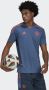 Adidas manchester united fc condivo 22 trainingsshirt 22 23 blauw oranje heren - Thumbnail 4