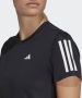 Adidas On The Run Zwart Hardloop T-shirt Dames - Thumbnail 6