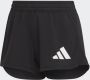 Adidas pacer 3-bar knit sportbroekje zwart dames - Thumbnail 6