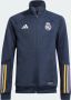Adidas Performance Junior Real Madrid Tiro 23 trainingspak donkerblauw Jongens Meisjes Polyester Opstaande kraag 164 - Thumbnail 2