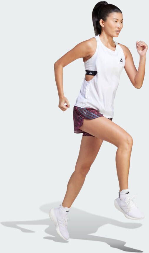 Adidas Performance Run Icons 3-Stripes Allover Print Hardloopshort