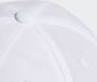 Adidas Witte Visor Hoed Essentials Aeroready Six-Pan Unisex Wit Unisex - Thumbnail 5