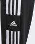 Adidas Perfor ce trainingsbroek zwart wit Sportbroek Gerecycled polyester 116 - Thumbnail 3