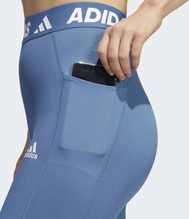 Adidas Performance Techfit 3-Stripes Lange Sportlegging