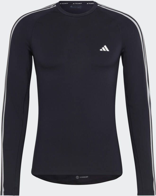 Adidas Performance Techfit 3-Stripes Training Longsleeve