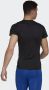 Adidas Zwarte Techfit Training Tee Black Heren - Thumbnail 3