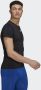 Adidas Zwarte Techfit Training Tee Black Heren - Thumbnail 5