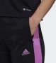 Adidas tiro essentials trainingsbroek zwart roze dames - Thumbnail 5