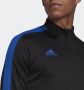 Adidas tiro essentials voetbaltop zwart blauw heren - Thumbnail 4