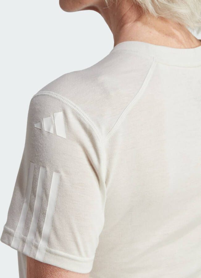 Adidas Performance Train Essentials Train Katoenen 3-Stripes Crop T-shirt