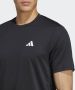 Adidas train essentials training sportshirt zwart heren - Thumbnail 5