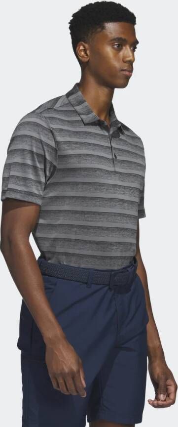 Adidas Performance Two-Color Striped Poloshirt
